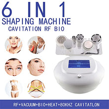 Load image into Gallery viewer, 6 in 1 Ultrasonic Cavitation Beauty Machine, 80K RF Vacuum Cellulite Fat Removal Machine Body Slimming Machine Fat Burning Anti Cellulite Beauty Instrument for Body And Face Shaping Massager