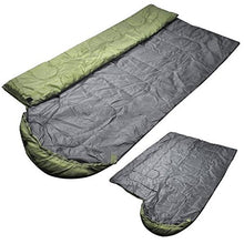 Load image into Gallery viewer, Yaheetech Sleeping Bags with Hoods for Adults Camping/Travel/Hiking/Backpacking, 3 Season Warm Lightweight Compression Sack Envelope/Rectangular Sleeping Bags for Single Person, Green