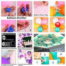 Load image into Gallery viewer, Balloon Garland Arch Kit Reusable 41Pcs, DIY Balloon Tape Strip Hooks String Knotters Glue Sticky Dots and Ballon Flower Clips for Party Weddings Birthday Christmas Balloons Arch Garland Maker Kit