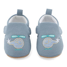 Load image into Gallery viewer, Cheerful Mario Baby Girls Boys First Walking Shoes Slippers Infant Crawling Shoes Toddlers Prewalker Breathable Soft Sole Air Blue 3-6 Months