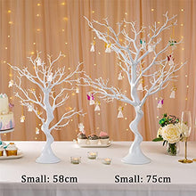 Load image into Gallery viewer, Sziqiqi White Twig Tree Wedding Easter Centrepieces for Tables Decoration, Artificial Easter Tree for Centerpiece for Weddings Christmas Easter Birthday Party Tabletop Decoration, 58cm Height