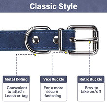 Load image into Gallery viewer, Leather Dog Collar with Bowtie Rivet - Adjustable PU Leather Pet Collars and Bow Tie with Studded Rivet for Small Medium Dogs