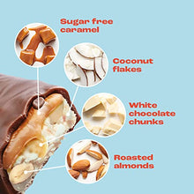 Load image into Gallery viewer, ahead ACHIEVE | Keto Bars - 18 x 35g - Chocolate Coconut with Roasted Almonds and White Chocolate Chips - Low Carb Sugar Free*