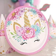 Load image into Gallery viewer, HUGE 102 PIECE 16 Guests Unicorn Party FREE PRINCESS BALLOONS Supplies Unicorn Party Balloons, Plates, Cups, Napkins, Table Cloth, Banner AND MORE!!! Unicorn Birthday Party Decorations for Girl