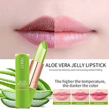 Load image into Gallery viewer, 2 Packs Aloe Vera Lipstick , Kaynest Lips Moisturizer Long Lasting Nutritious Lip Balm Magic Temperature Color Change Lip Gloss (Set-A)