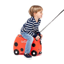 Load image into Gallery viewer, Trunki Children’s Ride-On Suitcase & Hand Luggage: Harley Ladybug (Red)