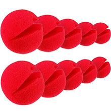 Load image into Gallery viewer, Red Sponge Noses Red Clown Nose Cosplay Nose for Halloween Christmas Comic Costume Party (40)