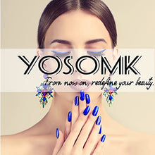 Load image into Gallery viewer, YOSOMK Press on Green Nails Short Green Square Fake Nails Short Glossy Stick on Nails Full Cover Glue on Nails False Nails with Designs Acrylic Nails for Women