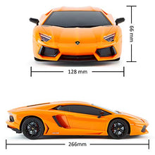 Load image into Gallery viewer, CMJ RC Cars™ Lamborghini Aventador Officially Licensed Remote Control Car 1:18 Scale Working Lights 2.4Ghz Orange
