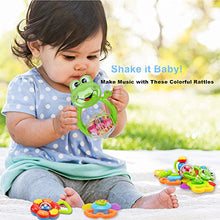 Load image into Gallery viewer, Rattle Teether Set Baby Toy - Sensory Baby Toy 0-12 Months Shaker Grab Rattle Baby Infant Newborn Toys Early Educational Toys for 3 6 9 12 Month Boys Girls