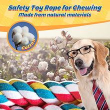 Load image into Gallery viewer, XL Dog Rope Toys for Aggressive Chewers - Set of 2 Heavy Duty XL Dog Rope Toy for Large Breed Puppy- 100% Cotton Strong, Sturdy Rope - Medium and Large Dogs for Chewing, Teething, Tug of War