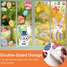 Load image into Gallery viewer, Easter Window Stickers, Easter Decorations 9 Sheets 121 Pcs Easter Stickers Window Easter Bunny Window Clings Pvc Static Stickers, Ideal Easter Gifts for Kids & Adults Used for Home Office Shop Window