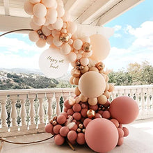 Load image into Gallery viewer, Olive Green Balloon Garland Kit Avocado Pink White Balloon Arch Dusty Pink Balloons Pearl White Latex Balloons Set For Weddings Anniversary Gender Reveal Baby Shower Birthday Graduation Bridal Party