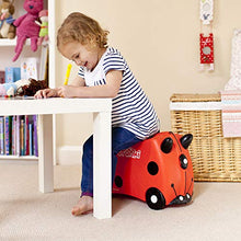 Load image into Gallery viewer, Trunki Children’s Ride-On Suitcase & Hand Luggage: Harley Ladybug (Red)