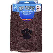 Load image into Gallery viewer, World of pets Super Absorbant Micofibre Pet Towels for Dogs 2 Pack