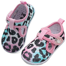 Load image into Gallery viewer, JIASUQI Baby Boys Girls Walking Water Shoes for Swimming Pool Beach Garden Play, Pink Leopard 2-2.5 Years Toddler
