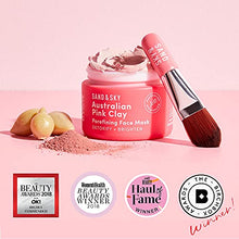 Load image into Gallery viewer, Sand & Sky Australian Pink Clay Mask Set - Pink Clay Face Mask & Facial Brush Applicator Gift Set | Facial mask for Pore Minimizer & Acne Treatment