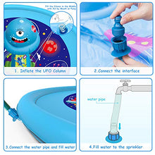 Load image into Gallery viewer, VATOS Updated Splash Play Mat Water Sprinkler for Kids - 67" Anti-Slip Sprinkler Pad with UFO Design Outdoor Water Toys for Toddlers Age 2+ Girls & Boys Toddler Toys for Summer Garden Beach Backyard