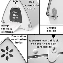 Load image into Gallery viewer, Outdoor Cat House, Shelter for Feral Cats, Kennel for Small Medium Pets ,Raised Floor, Weatherproof for All Seasons (Daisy)