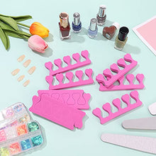 Load image into Gallery viewer, Dacitiery 20 Pcs Foam Toe Finger Separator Disposable Soft Sponge Nail Toe Separator Divider Spacer for Pedicure Manicure Nail Art Accessories Tools