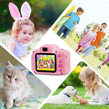 Load image into Gallery viewer, PROGRACE Kids Camera Girls & Boys Toys - Children Digital Camera for Kids Age 3 4 5 6 7 8 9 10 Year Old Birthday Girl Gifts Kids Camcorder Camera Toddler Video Recorder 1080P 2Inch Pink