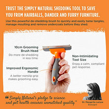 Load image into Gallery viewer, Shedding Brush Deshedding Tool by Simply Natural – Stainless Steel Deshedding Tool for Dogs and Deshedding Tool for Cats with Removable 10cm Shedding Blade