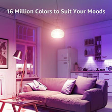 Load image into Gallery viewer, LE WiFi Smart Bulb E27, RGB Colour Changing, Warm to Cool White LED Screw Bulb, 9W, Dimmable, 806LM, RGBCW, APP and Voice Control, Works with Alexa and Google Home, Pack of 2 (2.4GHz Only)