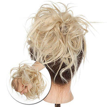 Load image into Gallery viewer, Messy Hair Bun Hair Scrunchies Extensions Curly Wavy Hair Pieces Tousled Updo Extensions Hairpiece With Elastic Rubber Band Hair Scrunchies Hair Accessories