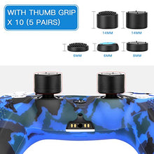 Load image into Gallery viewer, Benazcap Silicone Skin Accessories for PS5 DualSense Controller, PS5 Controller Skin x 1, with Thumb Grip x 10,Camouflage Blue