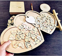 Load image into Gallery viewer, Neamon Guest book Wedding Personalized Wedding Decoration Wood Guestbook Party Dropbox