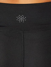 Load image into Gallery viewer, Amazon Brand - AURIQUE Women's Cropped Sports Leggings, Black (Balck/Dahlia Purple), 14, Label:L