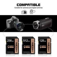 Load image into Gallery viewer, 128GB SD Card Memory Card Fast Speed Security Digital Flash Memory Card Class 10 for Camera,Videographers&Vloggers and Other SD Card Compatible Devices(128GB)