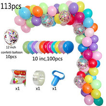 Load image into Gallery viewer, Ipalmay 16Ft Balloon Garland Kit, 113 PCS Arch Balloon Garland Decorations Backdrop Ideal for Wedding Birthday Baby Shower Bridal Party Decor - Rainbow
