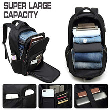 Load image into Gallery viewer, Laptop Backpack,Extra Large Anti-Theft Business Travel Laptop Backpack Bag with USB Charging Port (Black 17 inch)