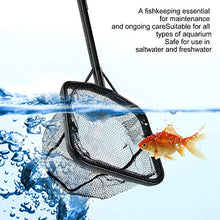 Load image into Gallery viewer, JUYOO Fish Nets for Tanks, 1PCS Small Fish Tank Net with Fish Tank Cleaning Brush, Soft Fine Nylon Fishing Net, Sturdy Aquarium Net for Catching Small Fishes or Debris