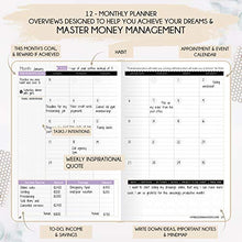 Load image into Gallery viewer, Law of Attraction Budget & Wealth Planner - Moonflower $ Lotus