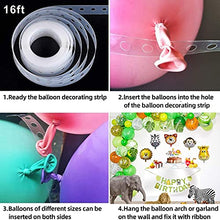 Load image into Gallery viewer, Party Plenty Safari Jungle Balloon Arch Kit with Pump, Birthday Banner & More. Birthday Decoration Set, Birthday Balloons For Boys & Girls | The Ultimate Jungle Theme Party Decorations Kit.