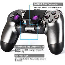 Load image into Gallery viewer, Playrealm FPS Thumbstick Extender & Printing Rubber Silicone Grip Cover 2 Sets for PS5 Dualsenese & PS4 Controller (Cthulhu Secret)