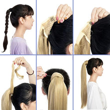 Load image into Gallery viewer, Ponytail Extensions Wrap Around Ponytail Hair Extension for Women 18" Curly Wavy Ponytail Extension Synthetic Clip in Ponytail Hairpiece