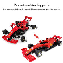 Load image into Gallery viewer, RC Vehicle Toy Remote Controlled Car Plug-In Kit to Build, 1/16 4WD F1 Ferrari SF1000 Supercar Assembly Building Kit with Remote Controller 2.4 GHz, Build Your Own DIY Sports Car for Children and Boys