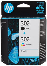 Load image into Gallery viewer, HP X4D37AE 302 Original Ink Cartridges, Black and Tri-colour, Multipack