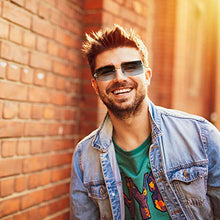 Load image into Gallery viewer, URATOT 4 Pack Rimless Rectangle Sunglasses Retro Eyewear Vintage Rimless Sunglasses Transparent Metal Frame Eyewear Trendy for Women Men