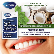 Load image into Gallery viewer, Teeth Whitening Strips - Non-Sensitive Formula - 20 Whitening Sessions - Safe for Enamel - 40 Peroxide Free Whitening Strips with Mouth Opener Included