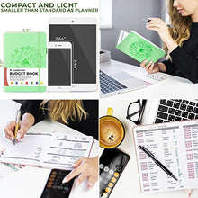Load image into Gallery viewer, Clever Fox Budget Book – Financial Planner Organizer & Expense Tracker Notebook. Money Planner Account Book for Household Monthly Budgeting and Personal Finance. Compact Size (13.5x19cm) – Mint Green