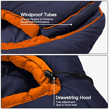 Load image into Gallery viewer, Forceatt Mummy Sleeping Bag for Adults and Teens in 3 Seasons and Cold Weather(26℉ to 59℉),Water-Resistant, Rip-Stop,Lightweight and Warm, Great for Camping, Backpacking and Hiking