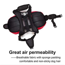 Load image into Gallery viewer, Dog Backpack Hound Travel Camping Hiking Backpack Saddle Bag Hound Harness for Dogs Rucksack with 2 Side Pockets for Medium & Large Dog (L Blue)