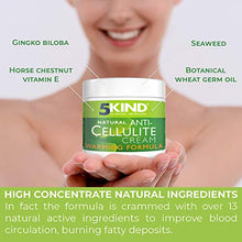 Load image into Gallery viewer, Professional Cellulite And Firming Cream By 5kind Innovative Hot Natural Cellulite Massager Cream Large Tub Great Value. Firms Your Skin And Reduces The Appearance Of Cellulite.Free Ebook-200ml Size