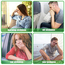 Load image into Gallery viewer, 2 Pairs Motion Sickness Relief Wristbands Travel Sickness Band Anti Nausea Wrist Bands Bracelet for Morning Sickness Sea Travel Car Sickness Adults and Children (Black+Gray)