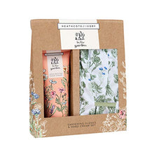 Load image into Gallery viewer, Heathcote & Ivory In The Garden Gardening Gloves Set and Shea Butter Hand Cream Gift Set, 0.227 kg