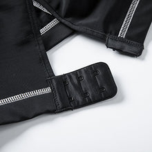 Load image into Gallery viewer, SYROKAN Women's High Impact Padded Supportive Wirefree Full Coverage Sports Bra Black 34E